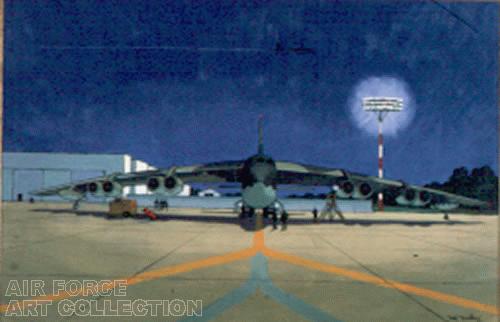 DEPARTURE OF THE 17TH BOMB WING, WRIGHT-PATTERSON AFB UNDER THE COMMAND OF COL HENRY W BOARDMAN - MAY 1975
